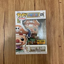 Funko Pop! One Piece Buggy The Clown #1276 Hot Topic Exclusive Brand New Sealed