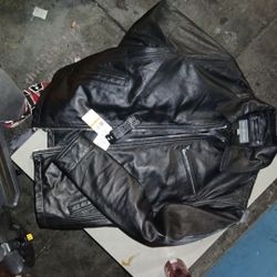 Micheal Kors Genuine Leather Jacket