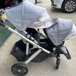 Uppa baby vista V2 Double Stroller With Bassinet