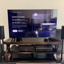 Yamaha Full 5.1 Surround Sound System with Speaker Stands And AV Receiver