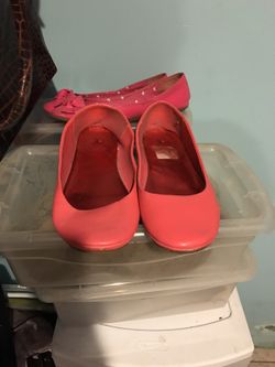 Pink flats size 7/8