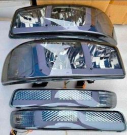 99-06 GMC Sierra|00-06 Yukon/Yukon XL Headlights Faros Calaveras Micas Luces Lamps