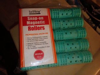 Snap on magnetic rollers