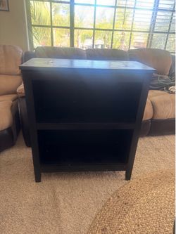 Black bookcase