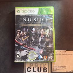 Injustice Game Xbox 360 