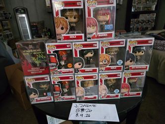 Funko pops & signed wrestling items for sale