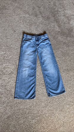 Girls jeans size 10 baggy wide leg Old Navy