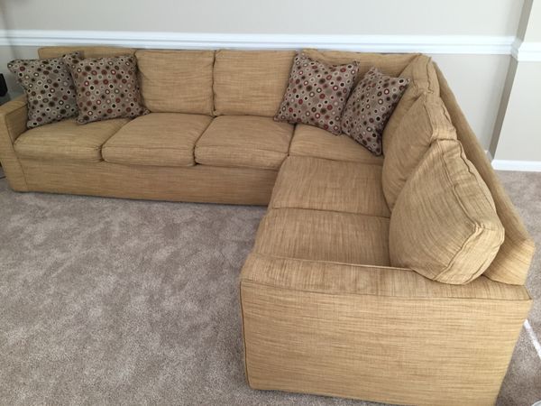Beige Sectional Sofa With Sleeper Furniture In Charlotte Nc Offerup