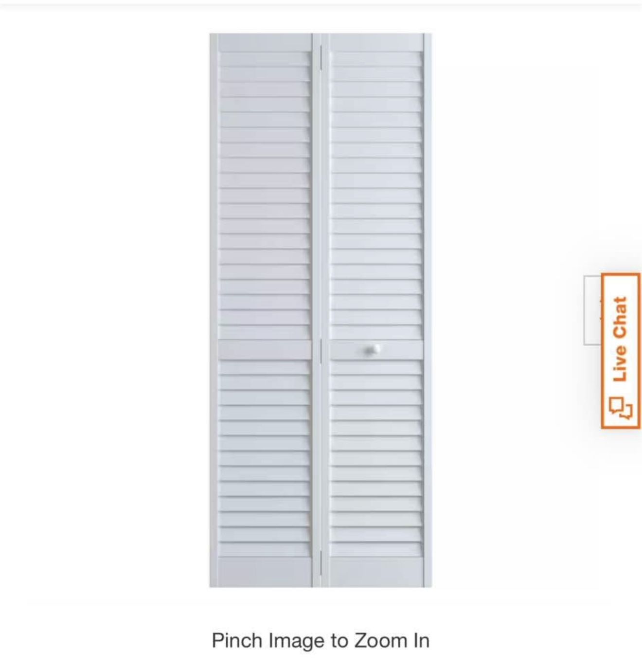 30 in. x 80 Closet fold Door