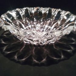 CRYSTAL BOWL  13"  x    5" REED & BARTON