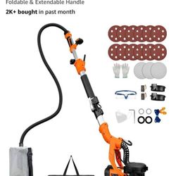 Drywall Sander, 1000W Popcorn Ceiling Removal Tool, Automatic Drywall Sander with Vacuum Dust Collec