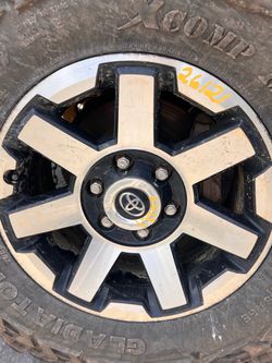 Rin Rims Goma Aros Llantas 2010 2024 TOYOTA 4RUNNER Solo 3 Disponibles Rims Wheels Set Just Three Available