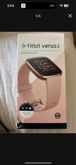 Fitbit Versa2 smartwatch light pink