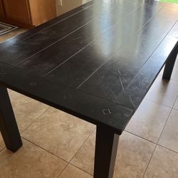 Dark Wood Kitchen Table 