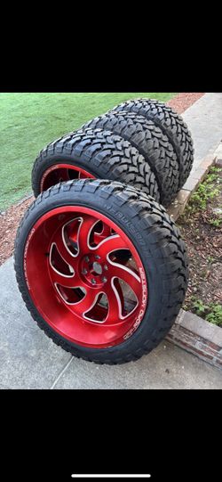 24x12 Rines Chevy Silverado 1500 Wheels 6x139.7 