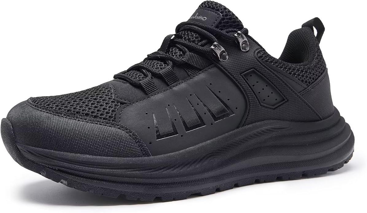 Men’s Trail Running Shoes with Arch Support – Breathable Hiking & Training Sneakers 10.5