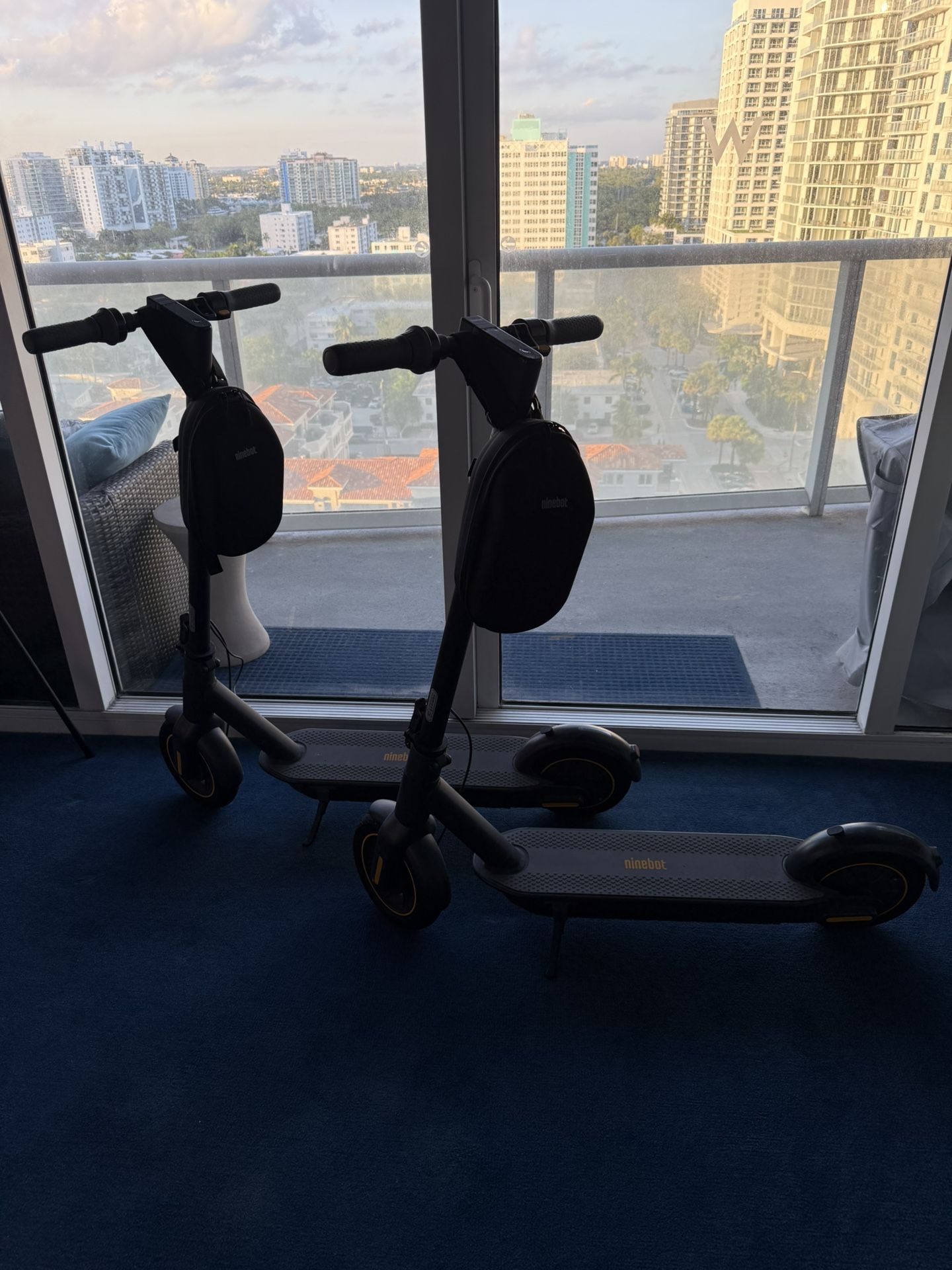 2 Segway Ninebot Max Electric Scooters