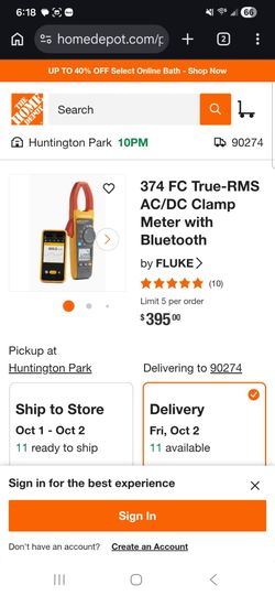 Fluke 374 FC Clamp Meter