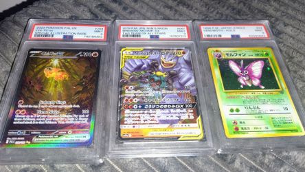 3 PSA Pokemon slabs