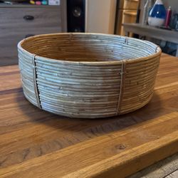 Pencil reed Rattan bowl /Basket