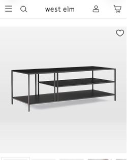 West Elm - Dark Bronze Profile Coffee Table (48")