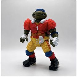 Vintage 1991 TMNT T.D. Tossin’ Leo Football Figure