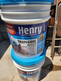 Brand new Henry Tropi-cool White Roof Silicone
