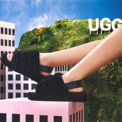 UGG Fluff Yeah Slide/Sandals ~ Sz 9