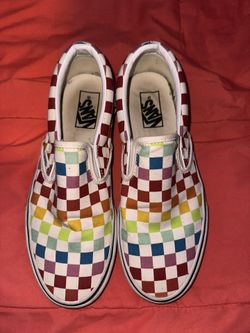 Vans Rainbow Slip Ons