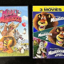 🦁🦒📀 DreamWorks Madagascar 4 Movie DVD Special Edition Set (new)