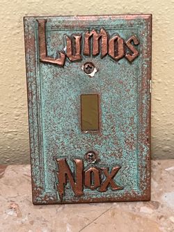 Lumos Nox Harry Potter Light Switch Cover
