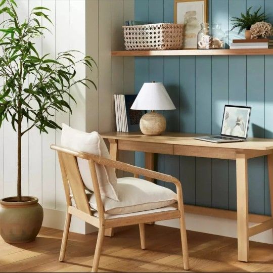 Anaheim Wood Writing Desk with Drawers (Study Desk, Computer Desk, Home Office Desk) BRAND NEW in Sealed Box