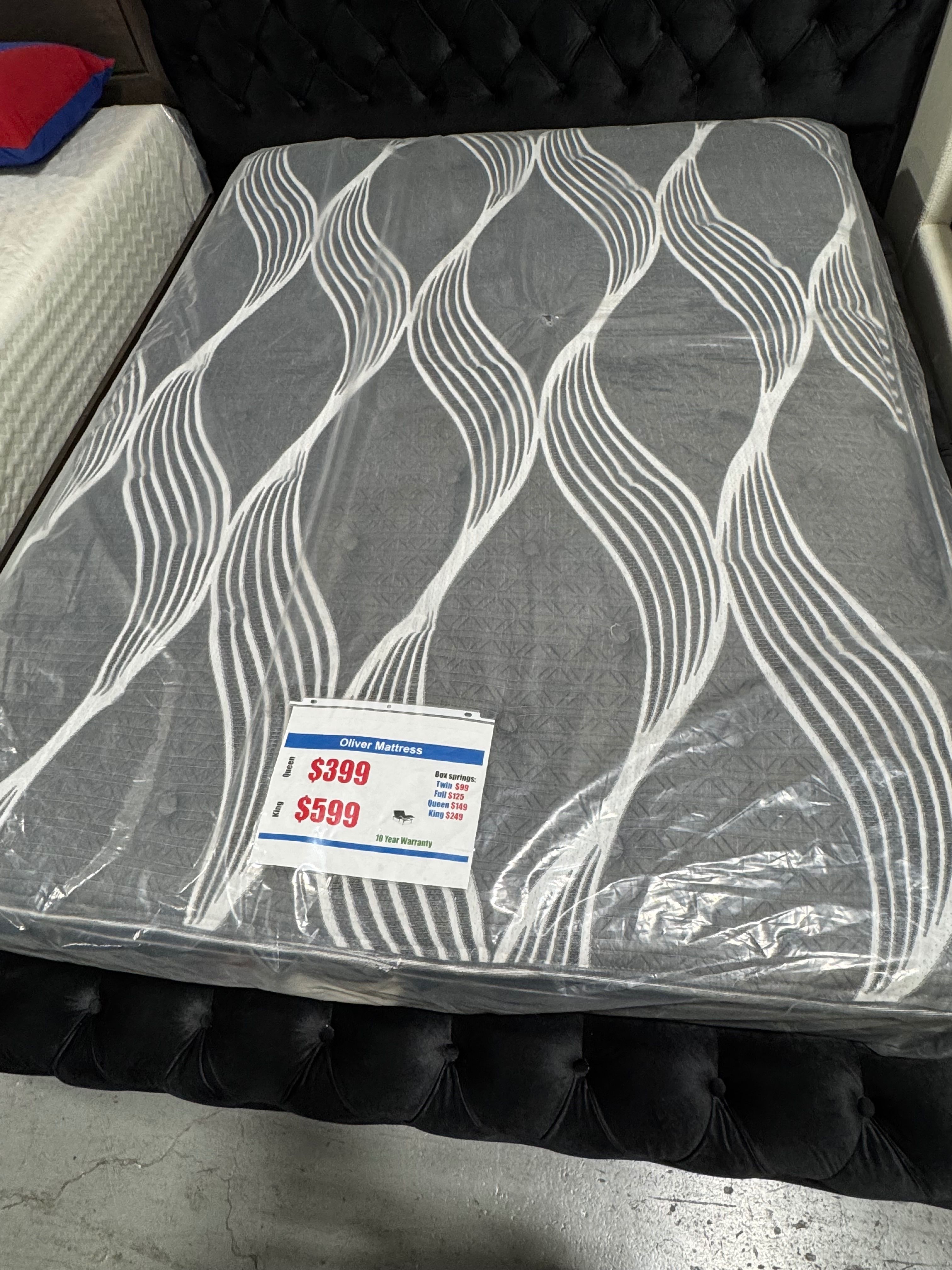 🛏 QUEEN OLIVER MATTRESS – Take Home Today Financing Available 🛏