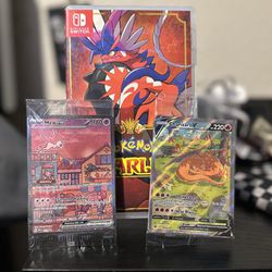 Pokémon Scarlet For Nintendo Switch And Promos