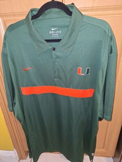 Nike Miami Hurricanes Dri-fit Polo Shirt