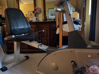 recumbent bike, Excellent Condition Paid $40.00 , asking $40.00 Dresser Solid Cherry. Bought 55 Years ago. $400.00