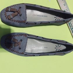 Isaac  Mizrahi Women Leather Moccasin 7.5
