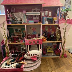 Barbie Doll House Over 4 Foot Height And Width
