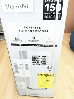 3 in 1 Vissani 5,000Btu Window Portable Unit