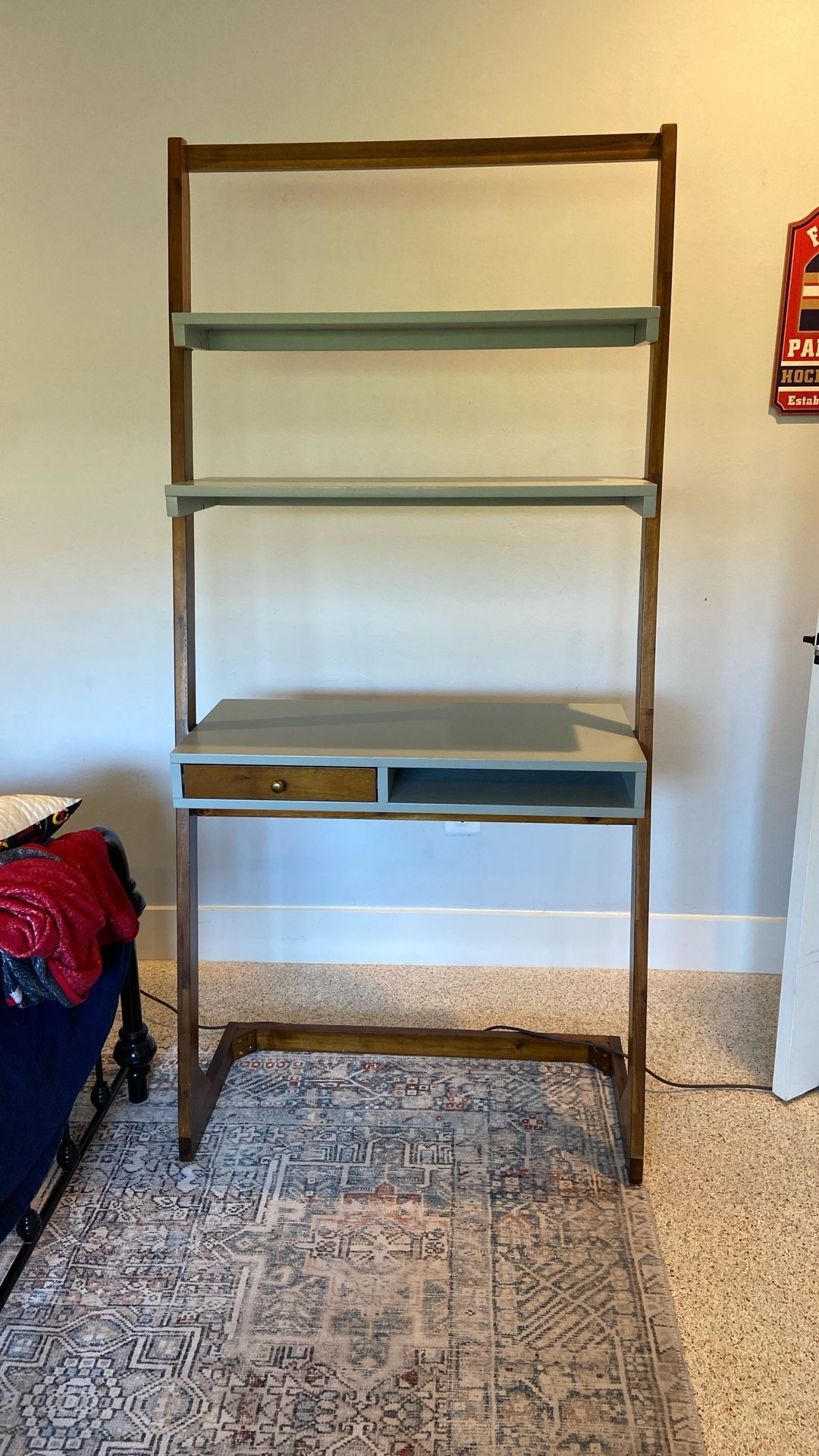 Desk With Shelves