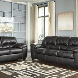 Brazoria Black Living Room Set


