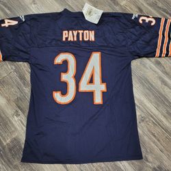 New W/ Tag Vintage Walter Payton Chicago Bears Jersey Sz M Men Reebok Throwback