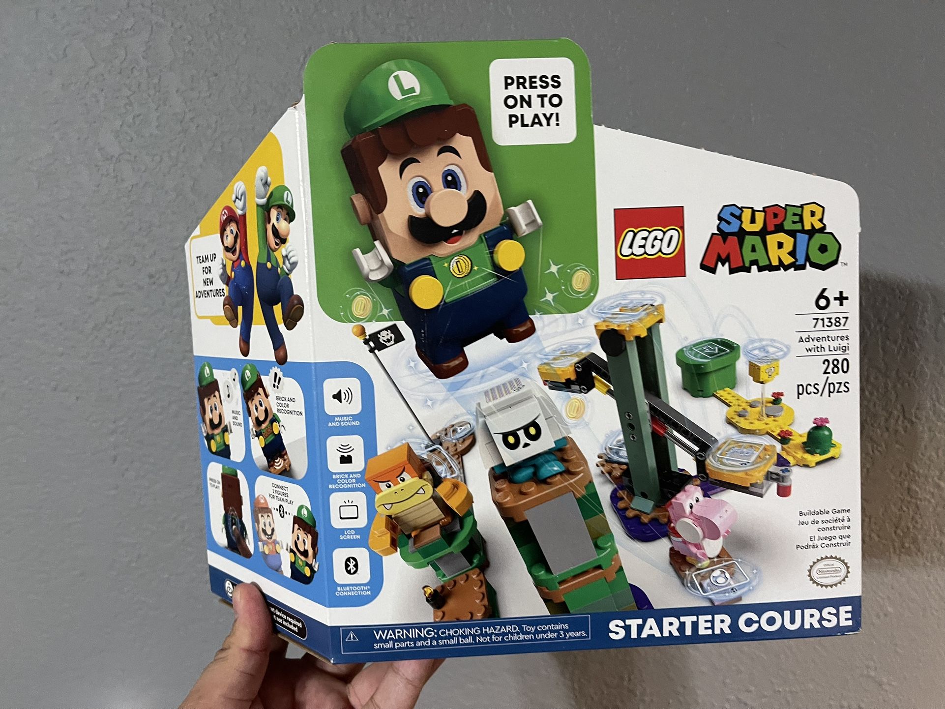 Lego Super Mario Starter Course Adventures With Luigi New
