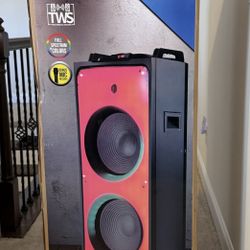 Brand New Bluetooth Party Speaker – 2×15” + Mic (Never Opened)