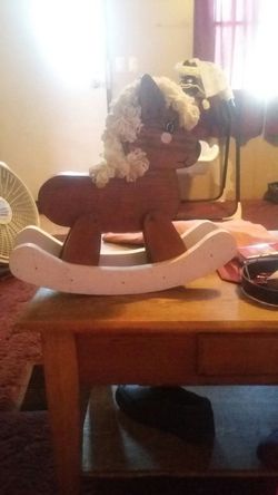 Wooden Rocking Horse
