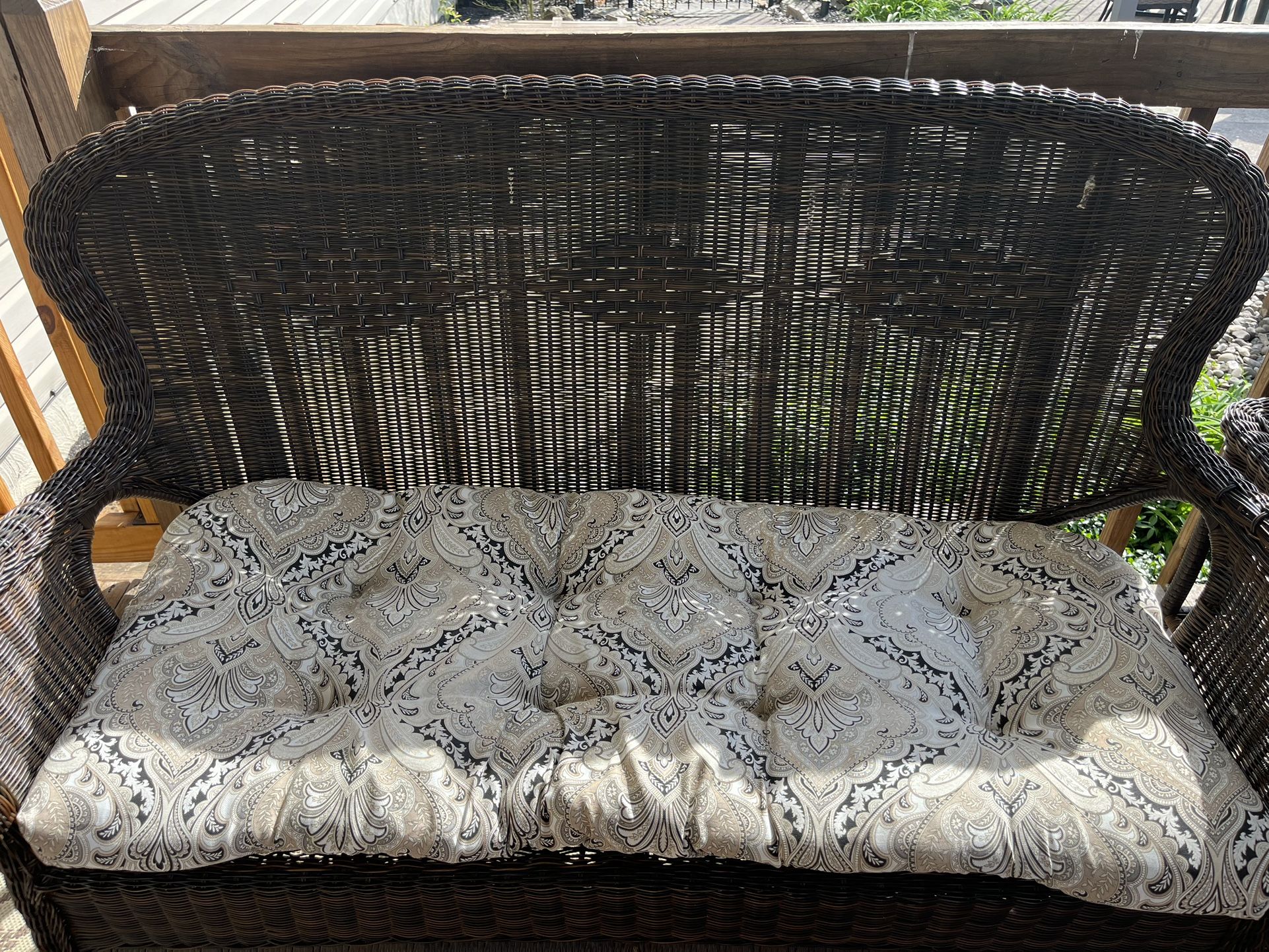 Outside Bench & End Table