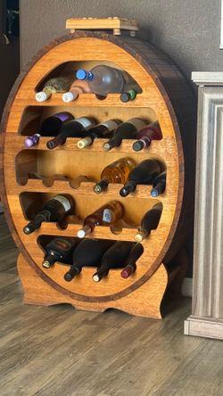 Barrel wine rack