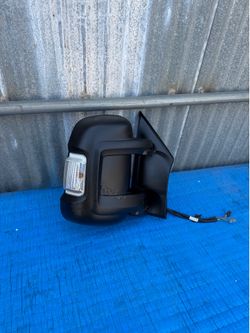 2022 2023 2024 2025 2026 Ram ProMaster Right Passenger Side Mirror Black OEM (WITH HEATING & BLIND SPOT DETECTION)