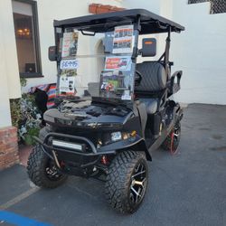 2025 Denago Nomad XL 4-Passenger Lifted 48-Volt Lithium Golf Cart
