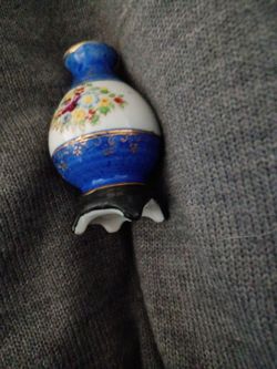 Vintage miniature porcelain vase